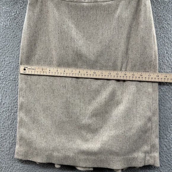 LOFT Skirt Women's 8 Beige Houndstooth Print Pencil Skirt Ladies 8 - Picture 8 of 14